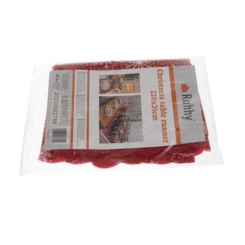 BIEŻNIK ŚWIĄTECZNY 220x35CM RUHHY 22789 BIEŻNIK ŚWIĄTECZNY 220x35CM RUHHY 22789