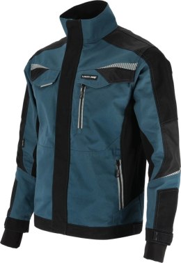 BLUZA TURKUS.-CZAR. ZE WSTAWK. ZE STRETCHU, 