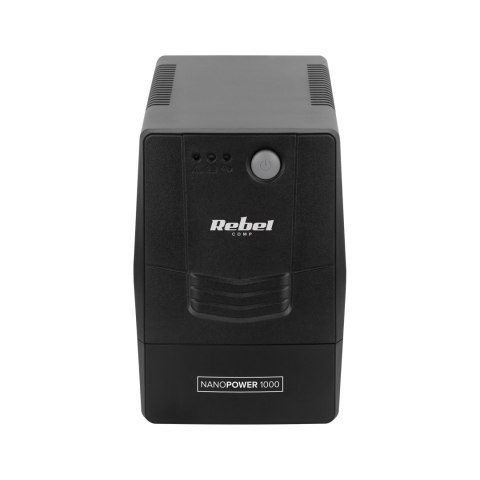 ZASILACZ AWARYJNY KOM PUTEROWY UPS REBEL MODEL NANO POWER 1000 ( OFFLINE, 1000VA / 600W , 230 V , 50HZ ) ZASILACZ AWARYJNY KOM PUTEROWY UPS REBEL MODEL NANO POWER 1000 ( OFFLINE, 1000VA / 600W , 230 V , 50HZ )