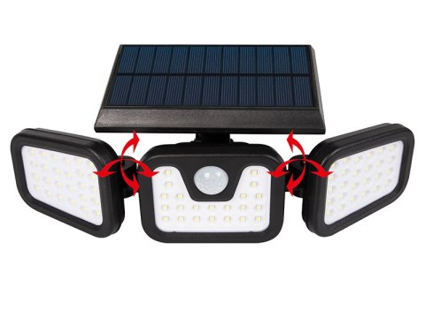 67-495# LAM PA ULICZNA SOLARNA 3 REFLEKTORY + CZUJNIK 67-495# LAM PA ULICZNA SOLARNA 3 REFLEKTORY + CZUJNIK