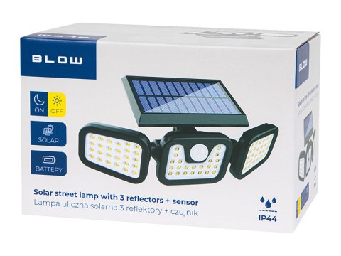 67-495# LAM PA ULICZNA SOLARNA 3 REFLEKTORY + CZUJNIK 67-495# LAM PA ULICZNA SOLARNA 3 REFLEKTORY + CZUJNIK
