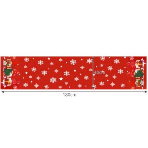 BIEŻNIK ŚWIĄTECZNY 180x40CM RUHHY 22482 BIEŻNIK ŚWIĄTECZNY 180x40CM RUHHY 22482