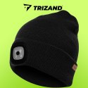 CZA PKA ZIMOWA Z LATARKĄ- CZARNA TRIZAND 22663