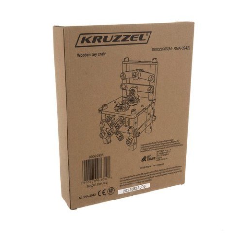 KRZESŁO DREWNIANE MONTAŻOWE KRUZZEL 22506 KRZESŁO DREWNIANE MONTAŻOWE KRUZZEL 22506
