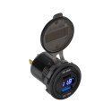 ŁADOWARKA SAMOCHODOWA USB+USB TY PU C Z FUNKCJĄ QUICK CHARGE, POWER DELIVERY I MIERNIKIEM NA PIĘCIA 63W ŁADOWARKA SAMOCHODOWA USB+USB TY PU C Z FUNKCJĄ QUICK CHARGE, POWER DELIVERY I MIERNIKIEM NA PIĘCIA 63W