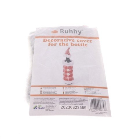 POKROWIEC DEKORACYJNY NA BUTELKĘ RUHHY 22589 POKROWIEC DEKORACYJNY NA BUTELKĘ RUHHY 22589