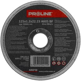 TARCZE DO CIĘCIA STALI KWAS.T41,125x1.0x22A60S  PROLINE 10SZT