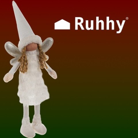 WRÓŻKA- FIGURKA ŚWIĄTECZNA BIAŁA RUHHY 22342 WRÓŻKA- FIGURKA ŚWIĄTECZNA BIAŁA RUHHY 22342