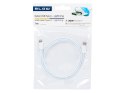 66-158# PRZYŁĄCZE USB-C -I PHONE 1M BIAŁE WORECZEK