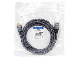 92-683# PRZYŁĄCZE HDMI-HDMI 8K 3M  PLECIONKA