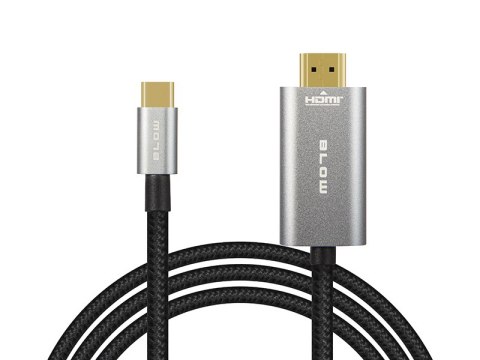 92-686# PRZYŁĄCZE HDMI - USB-C 2M PLECIONKA 92-686# PRZYŁĄCZE HDMI - USB-C 2M PLECIONKA