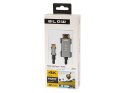 92-686# PRZYŁĄCZE HDMI - USB-C 2M  PLECIONKA