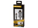 92-687# PRZYŁĄCZE DIS PLAY  PORT - USB-C 2M  PLECIONKA