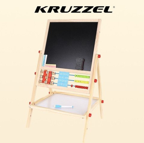 TABLICA DWUSTRONNA DREWNIANA KRUZZEL 22472 TABLICA DWUSTRONNA DREWNIANA KRUZZEL 22472