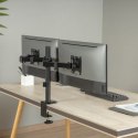 UCHWYT BIURKOWY NA 2 MONITORY MACLEAN, VESA 75x75 ORAZ 100x100, 17-32", 2x 9KG, MC-754N