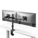 UCHWYT BIURKOWY NA 2 MONITORY MACLEAN, VESA 75x75 ORAZ 100x100, 17-32", 2x 9KG, MC-754N