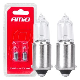 ŻARÓWKI HALOGENOWE H10W 12V 10W BAx9S 2SZT. BLISTER AMIO-03356