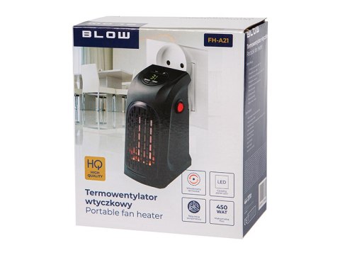 44-117# TERMOWENTYLATOR WTYCZKOWY BLOW FH-A21 CZARNY LCD 44-117# TERMOWENTYLATOR WTYCZKOWY BLOW FH-A21 CZARNY LCD