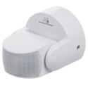 CZUJNIK RUCHU PIR MACLEAN, NA  PODCZERWIEŃ, IP65, BIAŁY, ZASIĘG 12M, MAx. OBIĄŻENIE 800/1200W, MCE468 W,