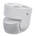 CZUJNIK RUCHU PIR MACLEAN, NA  PODCZERWIEŃ, IP65, BIAŁY, ZASIĘG 12M, MAx. OBIĄŻENIE 800/1200W, MCE468 W,