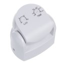CZUJNIK RUCHU PIR MACLEAN, NA  PODCZERWIEŃ, IP65, BIAŁY, ZASIĘG 12M, MAx. OBIĄŻENIE 800/1200W, MCE468 W,