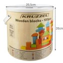 KLOCKI DREWNIANE- 100SZT. KRUZZEL 22666