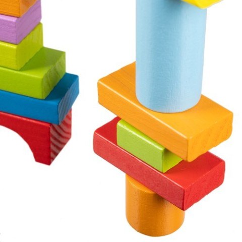KLOCKI DREWNIANE- 100SZT. KRUZZEL 22666 KLOCKI DREWNIANE- 100SZT. KRUZZEL 22666