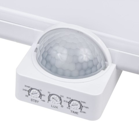 LAM PA LED MACLEAN , NUMER DOMU, CZUJNIK ZMIERZCHU I RUCHU, ŚCIEMNIALNA, 20W, IP65, BARWA NEUTRALNA (4000K), 1600LM, MCE466 W LAM PA LED MACLEAN , NUMER DOMU, CZUJNIK ZMIERZCHU I RUCHU, ŚCIEMNIALNA, 20W, IP65, BARWA NEUTRALNA (4000K), 1600LM, MCE466 W