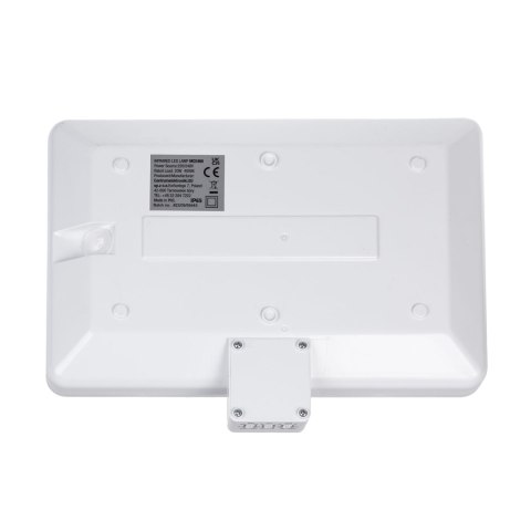 LAM PA LED MACLEAN , NUMER DOMU, CZUJNIK ZMIERZCHU I RUCHU, ŚCIEMNIALNA, 20W, IP65, BARWA NEUTRALNA (4000K), 1600LM, MCE466 W LAM PA LED MACLEAN , NUMER DOMU, CZUJNIK ZMIERZCHU I RUCHU, ŚCIEMNIALNA, 20W, IP65, BARWA NEUTRALNA (4000K), 1600LM, MCE466 W