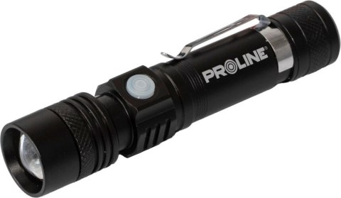LATARKA ALU. USB-C, 300 LM, ZOOM, 3 TRYBY ŚWIECENIA, PROLINE LATARKA ALU. USB-C, 300 LM, ZOOM, 3 TRYBY ŚWIECENIA, PROLINE