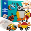 UKŁADANKA DREWNIANA-  PUZZLE KRUZZEL 22426