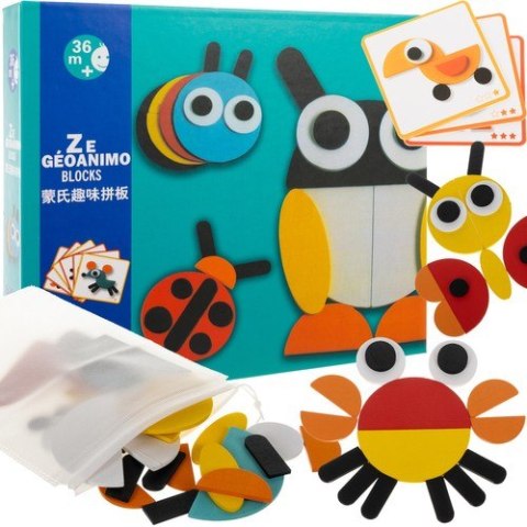UKŁADANKA DREWNIANA-  PUZZLE KRUZZEL 22426