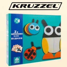 UKŁADANKA DREWNIANA-  PUZZLE KRUZZEL 22426