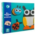 UKŁADANKA DREWNIANA-  PUZZLE KRUZZEL 22426