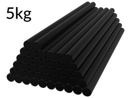14-263# KLEJ DO  PISTOLETU GRUBY 11/200MM CZARNY 5KG