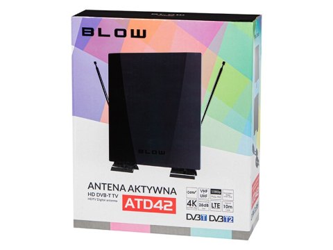 21-050# ANTENA DVB-T ATD42 AKTYWNA LTE WEWNĘTRZNA/ZEWNĘTRZNA 21-050# ANTENA DVB-T ATD42 AKTYWNA LTE WEWNĘTRZNA/ZEWNĘTRZNA