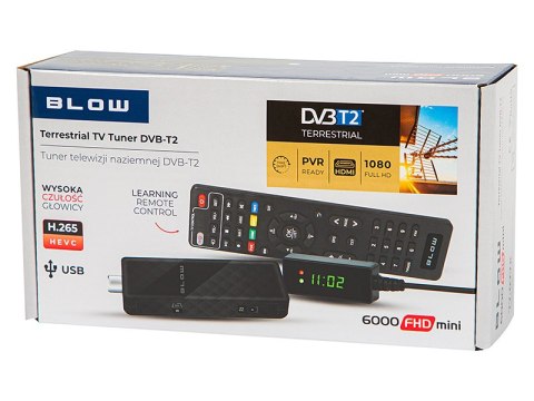 77-077# DEKODER TUNER DVB-T2 BLOW 6000FHD MINI 77-077# DEKODER TUNER DVB-T2 BLOW 6000FHD MINI