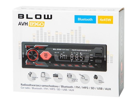 78-347# RADIO BLOW AVH-8960 RDS M P3/USB/MICRO SD/BLUETOOTH + USB-C 78-347# RADIO BLOW AVH-8960 RDS M P3/USB/MICRO SD/BLUETOOTH + USB-C
