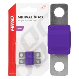 BEZ PIECZNIKI SAMOCHODOWE MIDIVAL MTA 2 SZT. 200A AMIO-03482