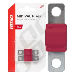 BEZ PIECZNIKI SAMOCHODOWE MIDIVAL MTA 2 SZT. 50A AMIO-03475