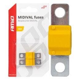 BEZ PIECZNIKI SAMOCHODOWE MIDIVAL MTA 2 SZT. 60A AMIO-03476