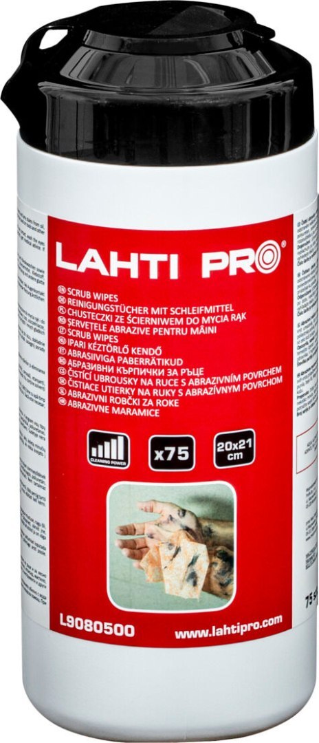 CHUSTECZKI DO RĄK SCRUB WI PES ExTREME P860, 75SZT., LAHTI CHUSTECZKI DO RĄK SCRUB WI PES ExTREME P860, 75SZT., LAHTI