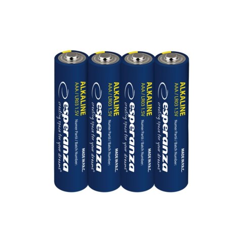EZB117 ES PERANZA BATERIE ALKALICZNE AAA 4SZT ZGRZEWKA EZB117 ES PERANZA BATERIE ALKALICZNE AAA 4SZT ZGRZEWKA