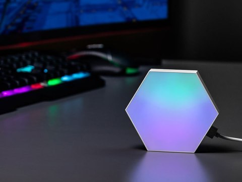 SZEŚCIOKĄTNE LAM PY RGB TRACER AMBIENCE - SMART HExAGON SZEŚCIOKĄTNE LAM PY RGB TRACER AMBIENCE - SMART HExAGON