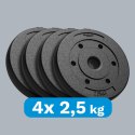 ZESTAW OBCIĄŻEŃ BITUMICZNYCH 4x2.5KG, OTWÓR 31MM, REBEL ACTIVE