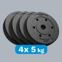 ZESTAW OBCIĄŻEŃ BITUMICZNYCH 4x5KG, OTWÓR 31MM, REBEL ACTIVE