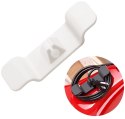 AG874A UCHWYT ORGANIZER DO KABLI BIAŁY