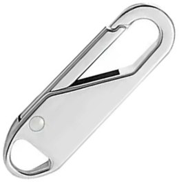 DA29A UCHWYT DO SUWAKA ZAMKA BŁYSKAWICZNEGO SILVER METAL