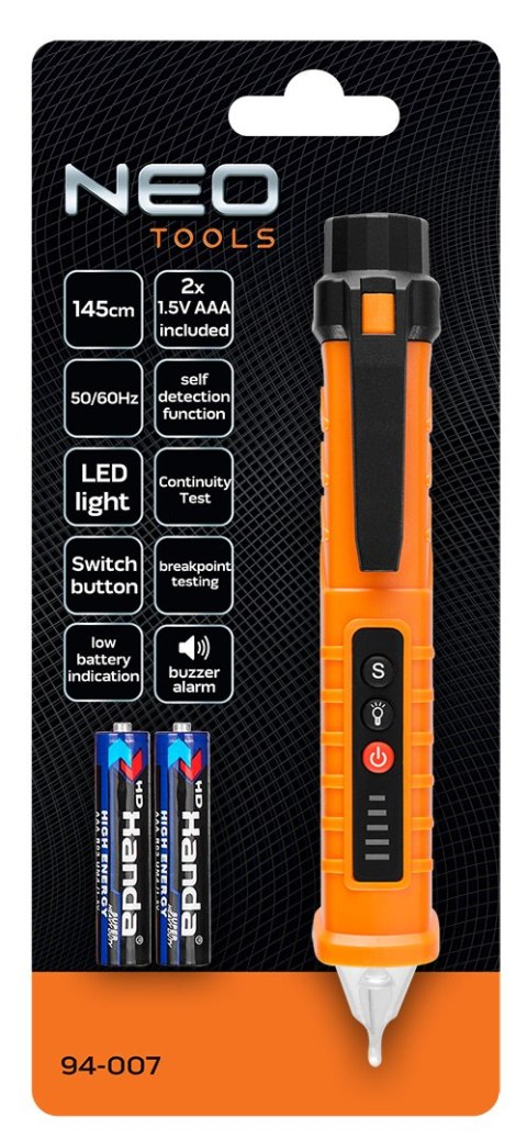 INDUKCYJNY TESTER NA PIĘCIA 12-1000V AC INDUKCYJNY TESTER NA PIĘCIA 12-1000V AC