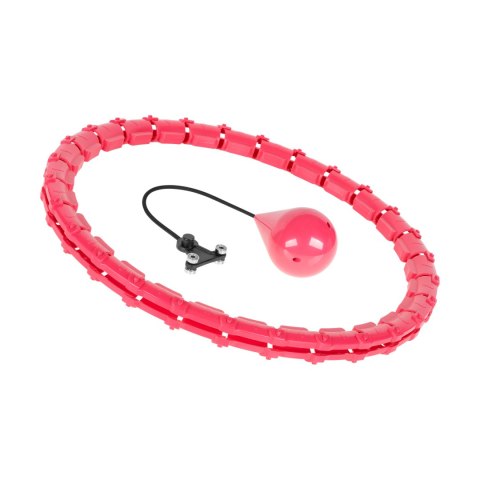 SMART HULA HO P ODCHUDZAJĄCE KOŁO Z WY PUSTKAMI I OBCIĄŻENIEM 50CM, RÓŻOWE, REBEL ACTIVE SMART HULA HO P ODCHUDZAJĄCE KOŁO Z WY PUSTKAMI I OBCIĄŻENIEM 50CM, RÓŻOWE, REBEL ACTIVE
